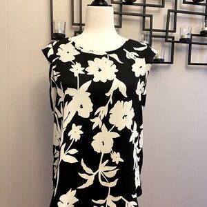 Rickis floral cap sleeve blouse